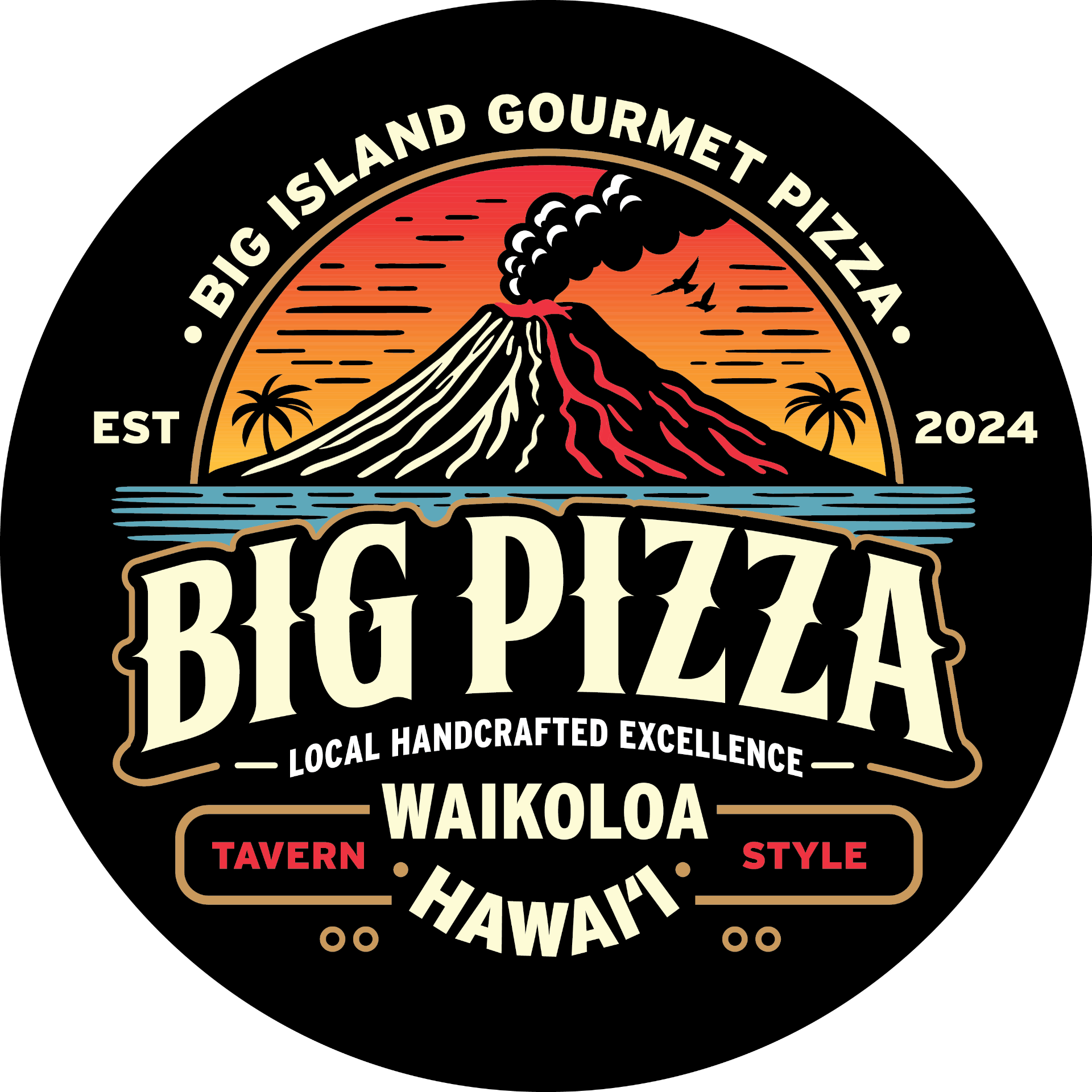 Big Pizza, Big Island Gourmet Pizza, Waikoloa Hawai‘i